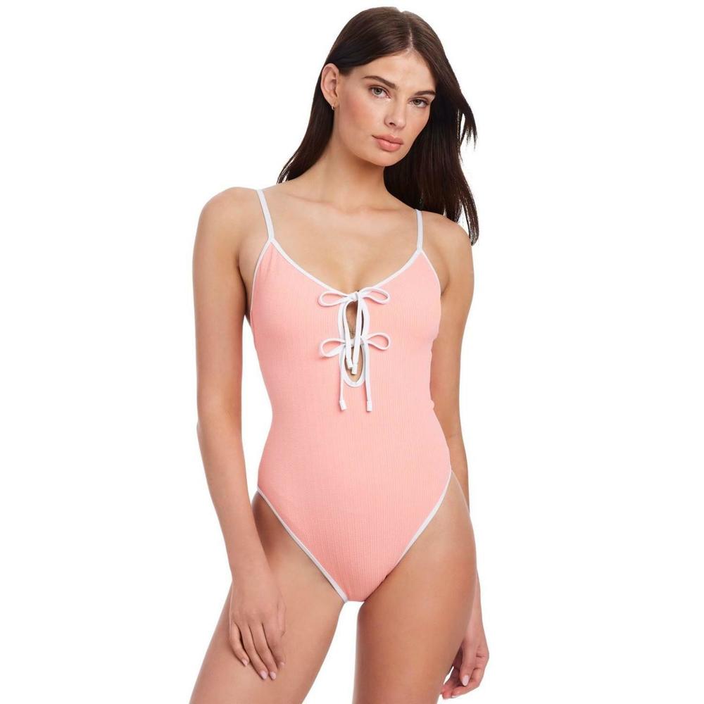 Sanctuary Key Item Stay Connected Tie-Front Swimsuit XL